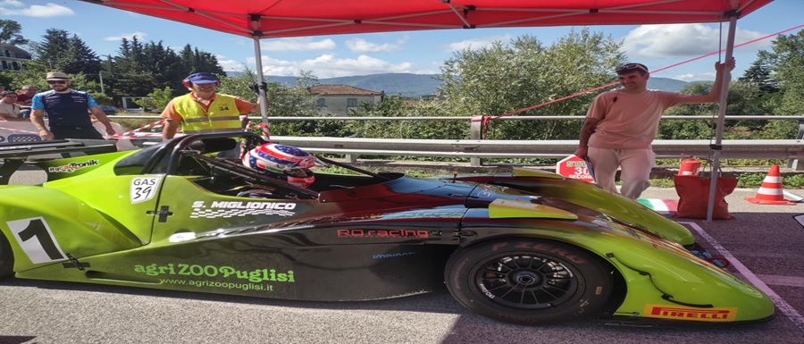 Saverio Miglionico vinc 16 slalom Montesano partenza 240825