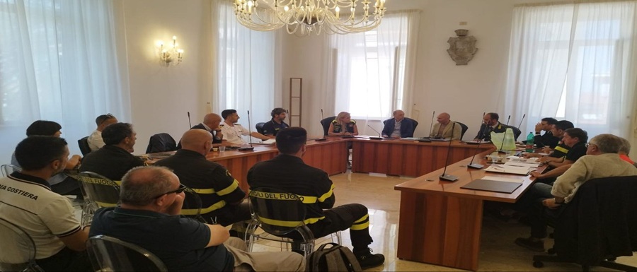 Riunione operativa Sala Consiliare Comune di Sant'Agnello