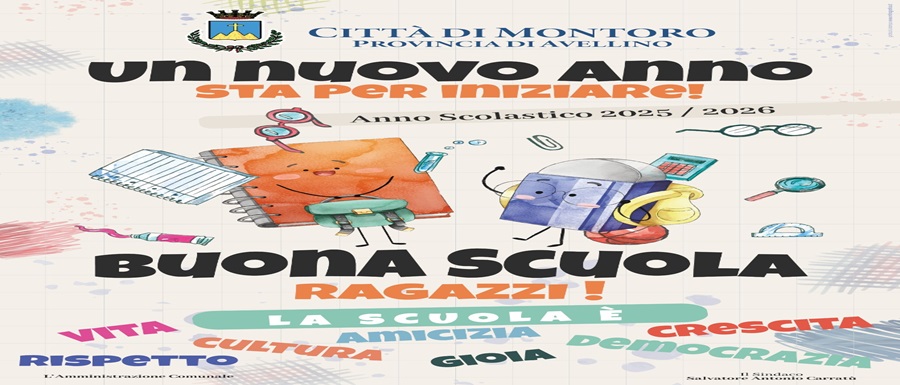 nuovo anno scolastico montoro