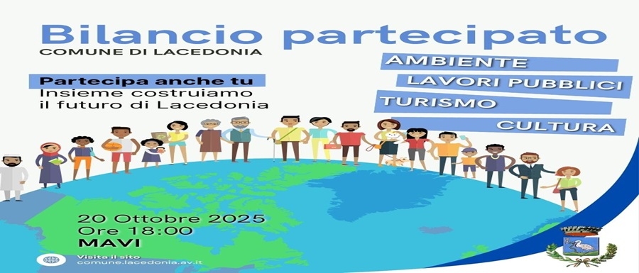 Bilancio partecipato comune di Lacedonia Grafica