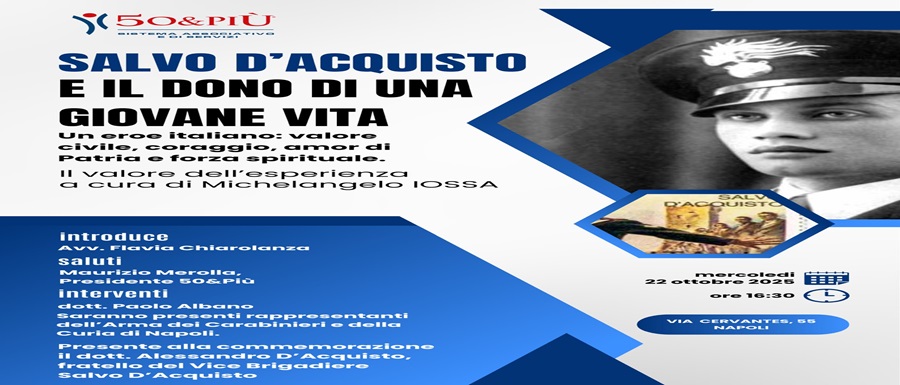 SALVO D'ACQUISTO - 50&Più - 22 ottobre 2025