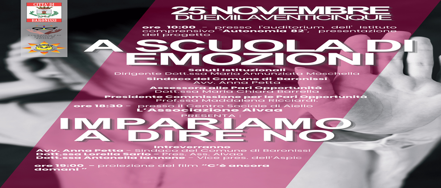 Baronissi Violenza sulle donne