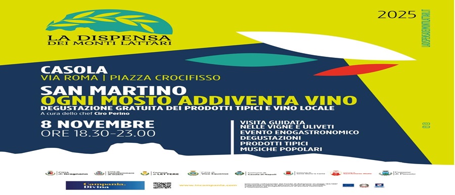 Casola di Napoli Ogni mosto addiventa vino