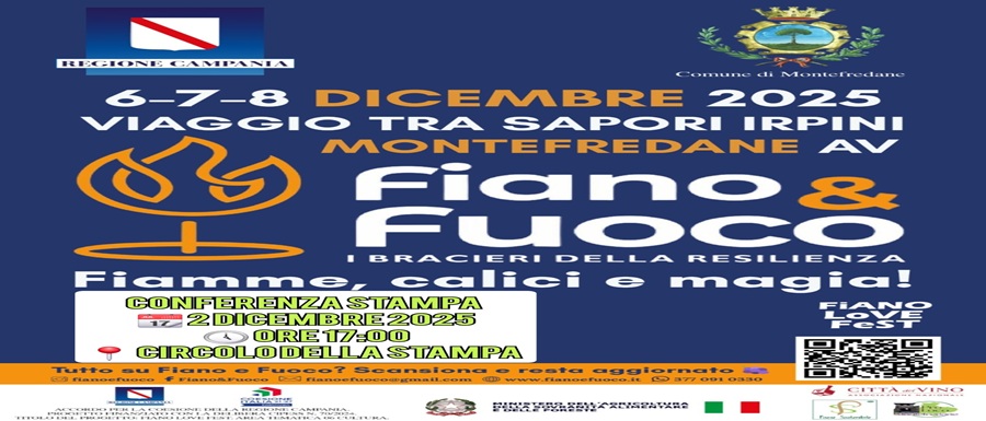 Fiano e Fuoco 2025 - conferenza stampa