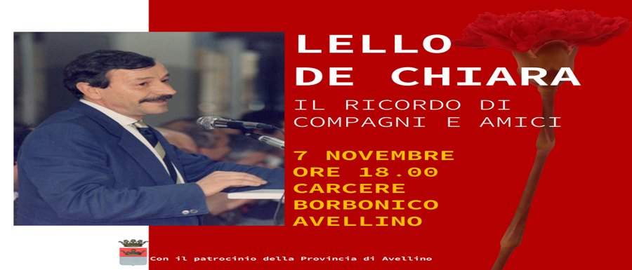 Locandina_In Memoria di Lello De Chiara 7 novembre 2025