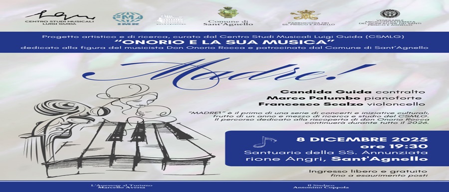 Locandina concerto Madre - Sant'Agnello