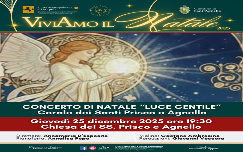Locandina concerto di Natale - Sant'Agnello