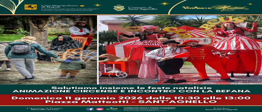 Locandina domenica 11 gennaio 2026 Sant'Agnello