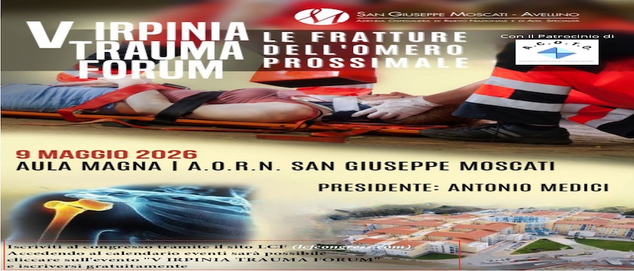 Locandina V IRPINIA TRAUMA FORUM