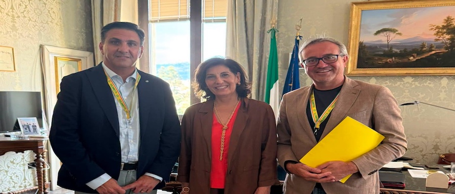 Direttore Miselli, Prefetto Volpe e presidente Amico