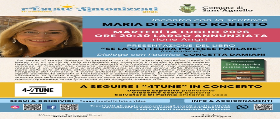 Locandina Se la cattedra potesse parlare e 4Tune - Sant'Agnello (3)