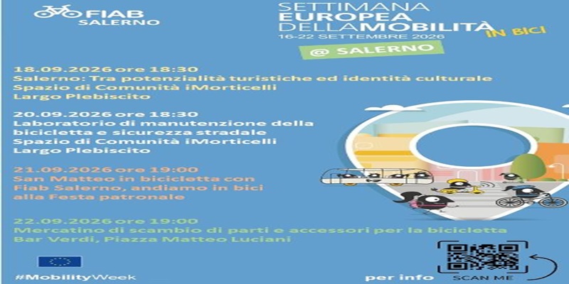 Locandina eventi SEM 2026 Fiab Salerno